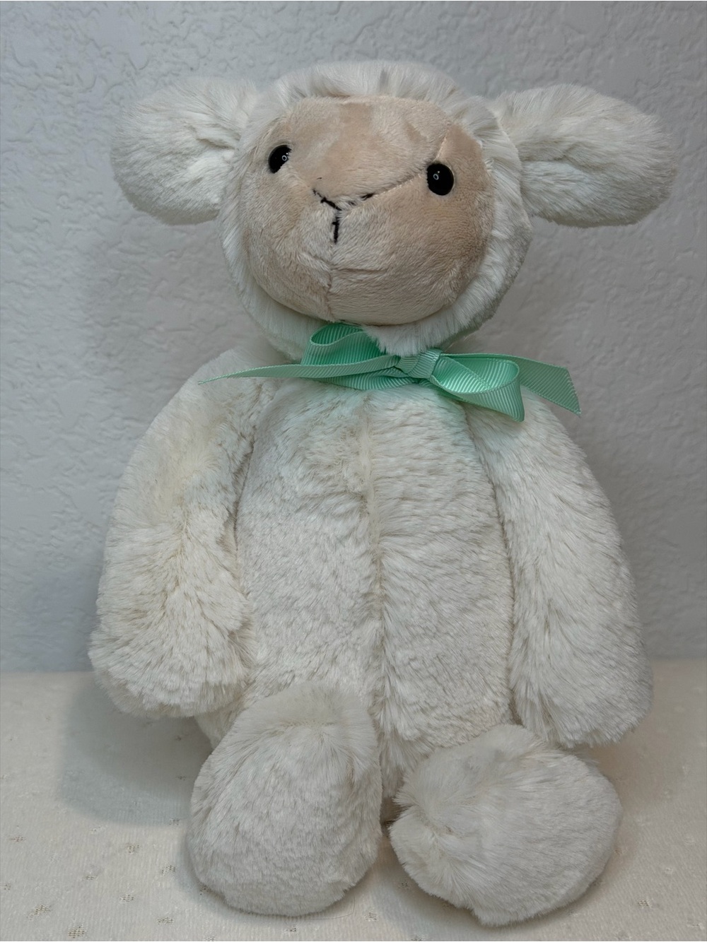 Jellycat Bashful Lamb Medium Plush Stuffed Animal Retired 12" JCINC4654